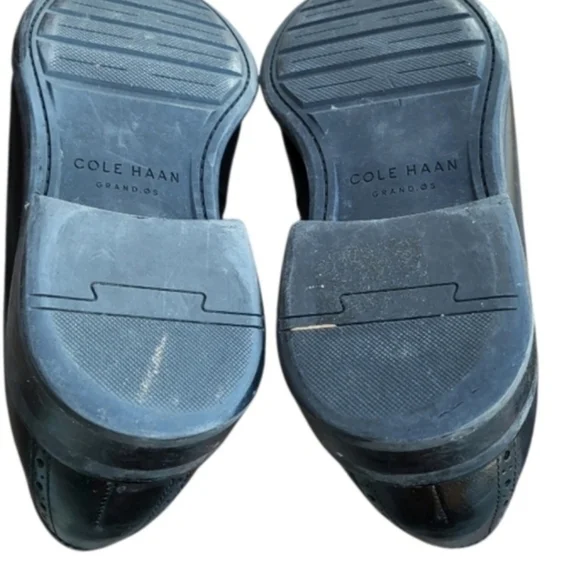 Cole Haan Grand OS Buckland Black Leather Slip On Loafer Dress Shoe Lenox Men 12 - Picture 8 of 10